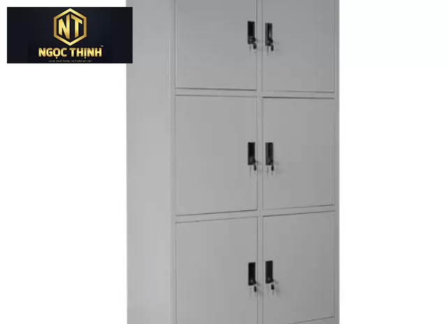 Tủ sắt sơn tĩnh điện gồm 6 khoang  TS09K6